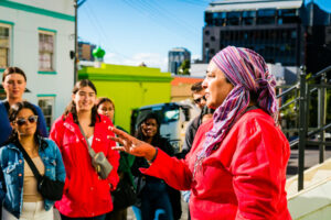 Tour guide on the Bo-Kaap Walk & Talk