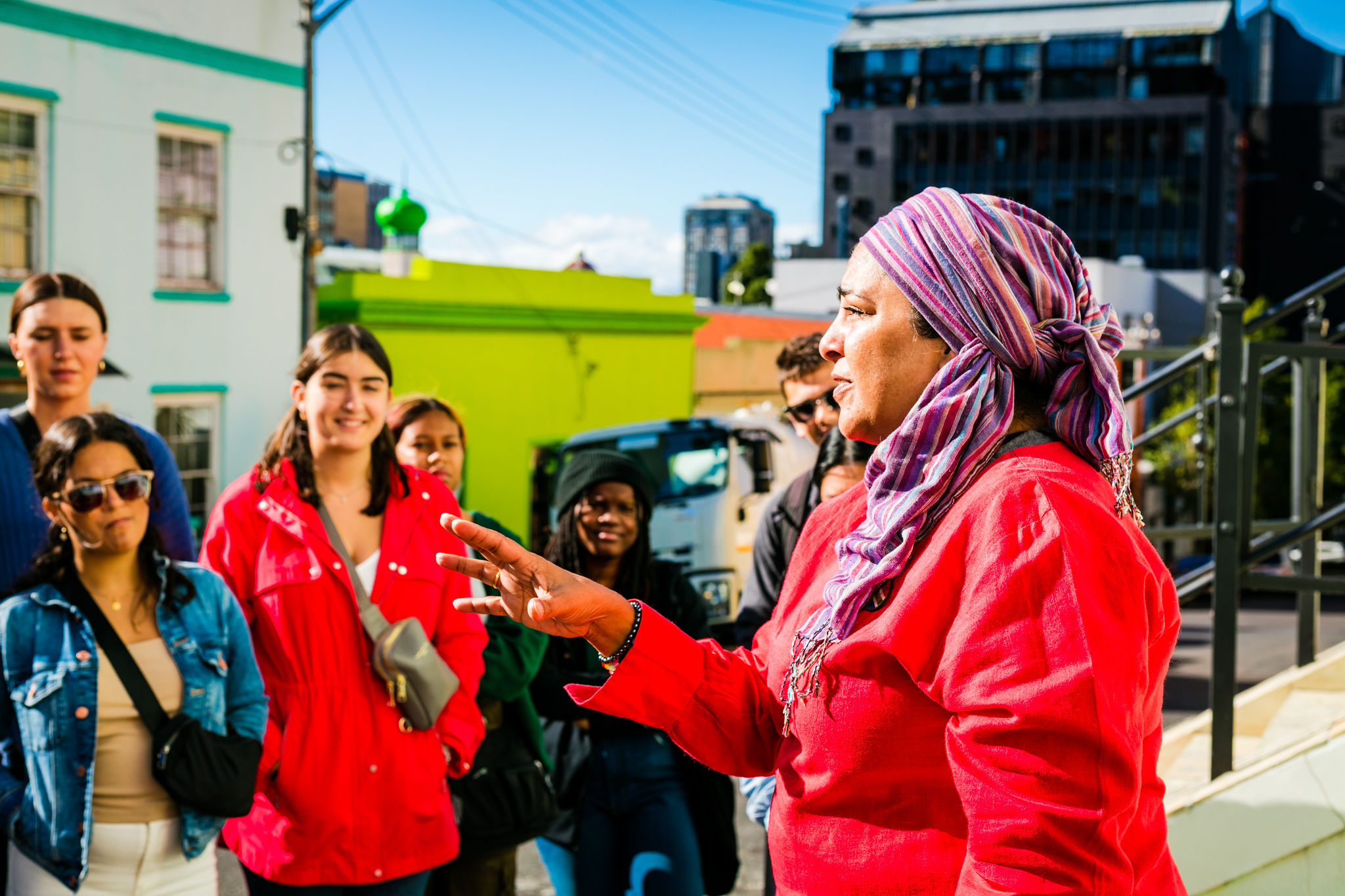 Tour guide on the Bo-Kaap Walk & Talk
