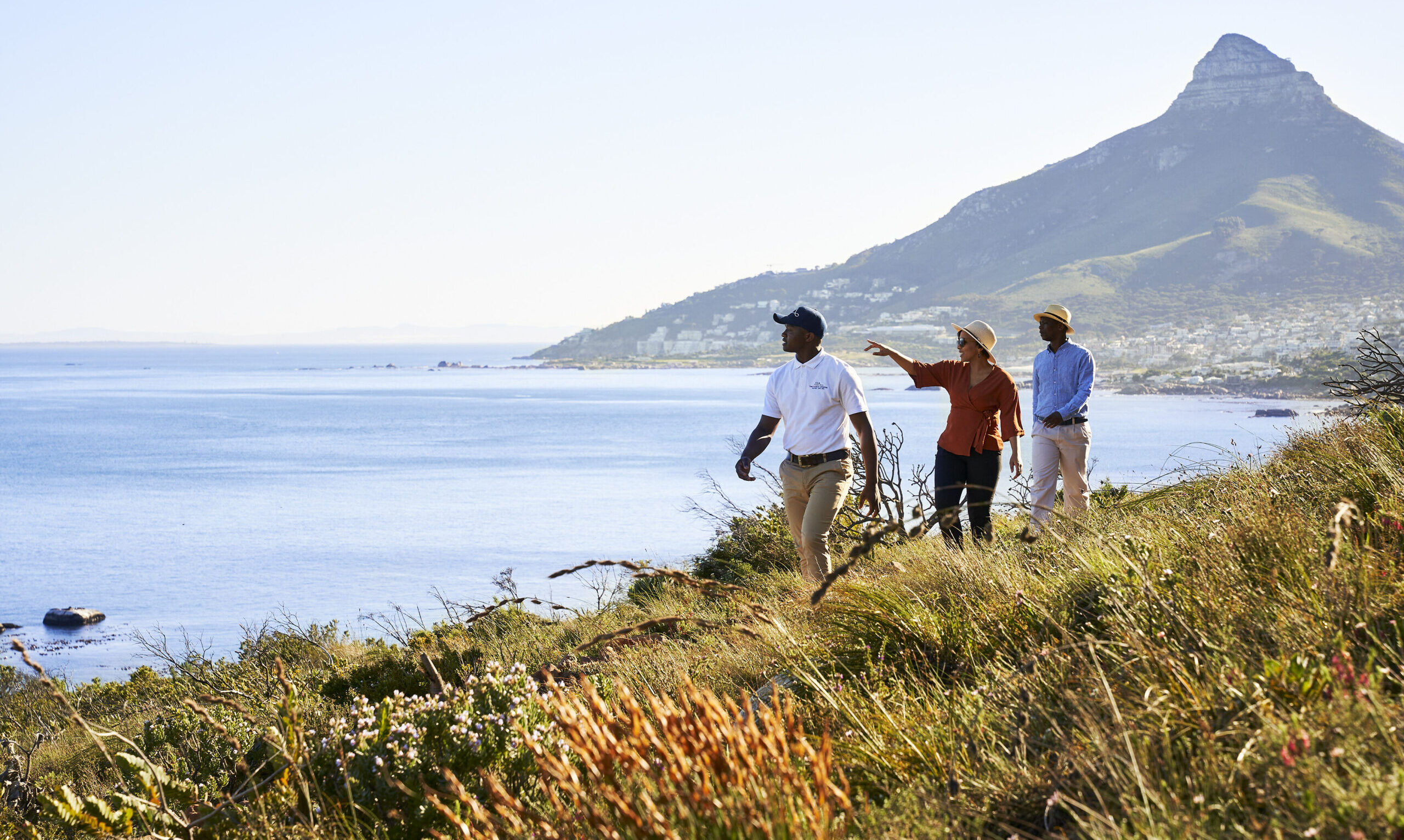 Group on an excursion from Twelve Apostles Hotel and Spa in Cape Town, South Africa